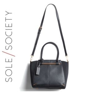 Sole Society Niki Satchel, Navy Blue, Stitch Fix
